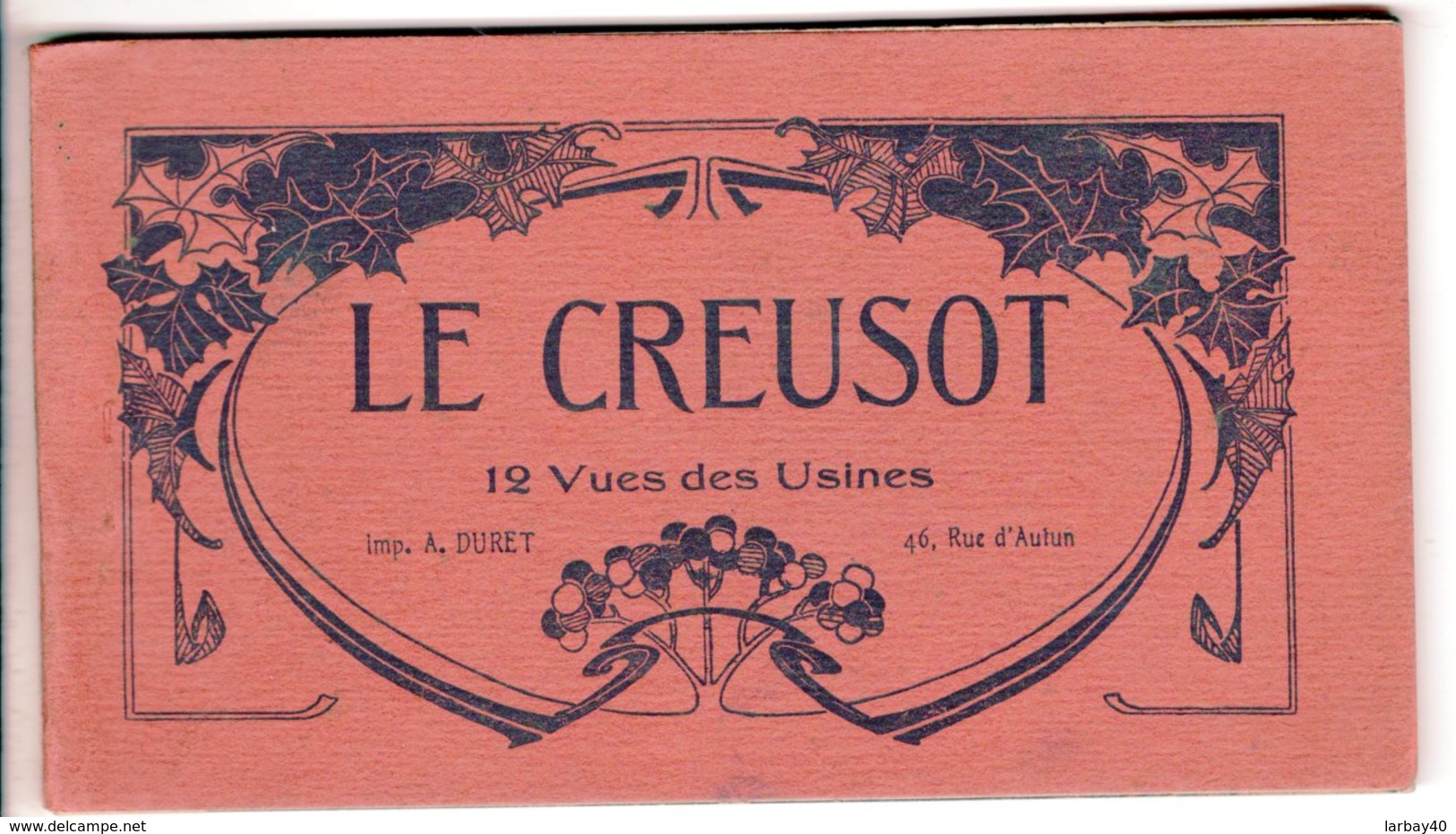 Album 12 Cartes Postales Ancienne - Le Creusot 12 Vue Des Usines - Le Creusot