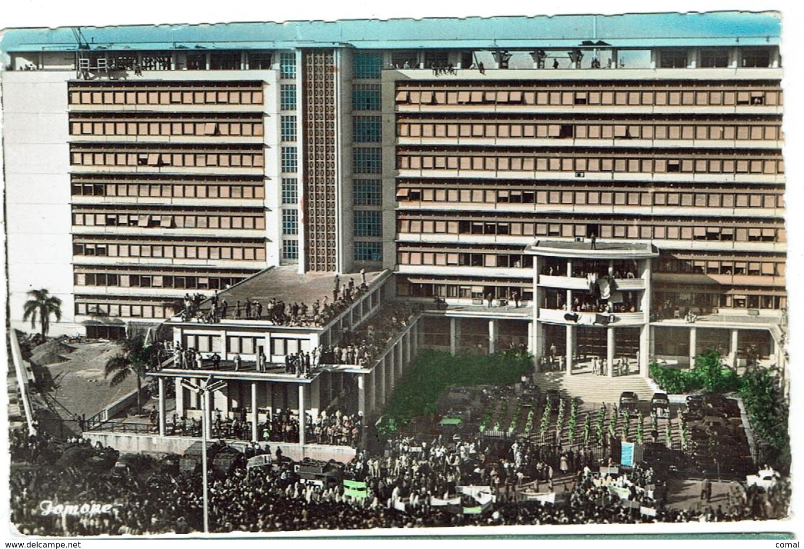 CPA - ALGERIE - ALGER - Le Forum Un Jour De Mai 1958 - Couleurs- - Alger