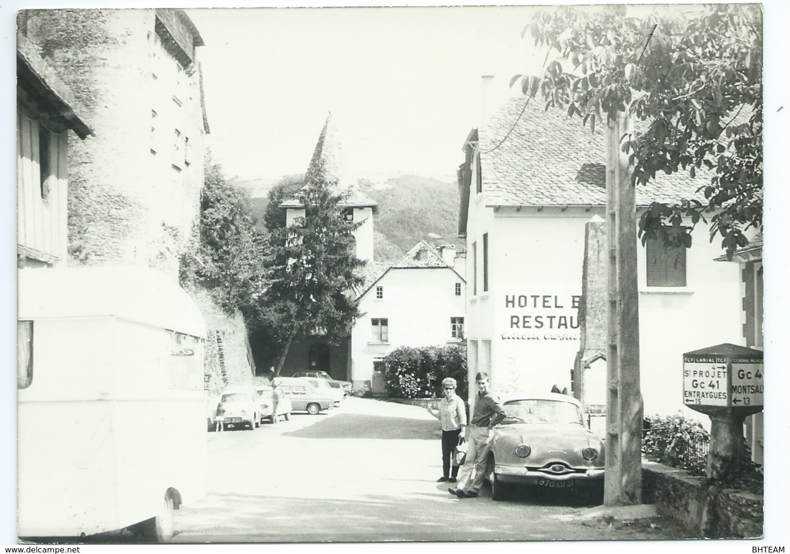 Vieillevie Hôtel Bruel Borne Michelin Old Timer - Altri & Non Classificati