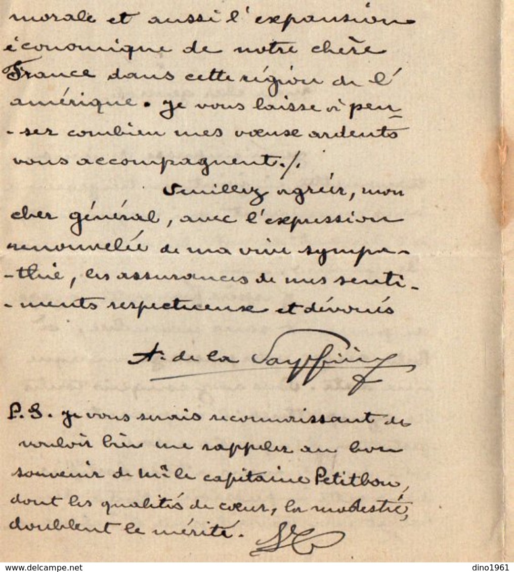 VP13.071 - PORTO ALEGRE 1929 ( Brésil ) - Lettre De Mr ??  Pour Mr Le Général GAMELIN - Manuscrits