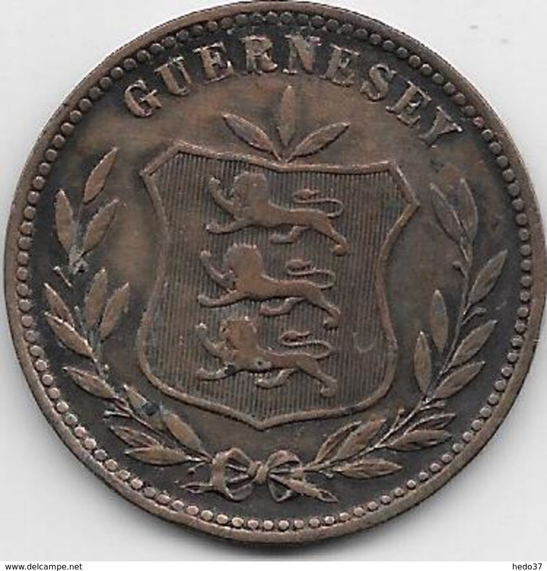 Guernesey - 8 Doubles - 1902 - TTB - Guernesey