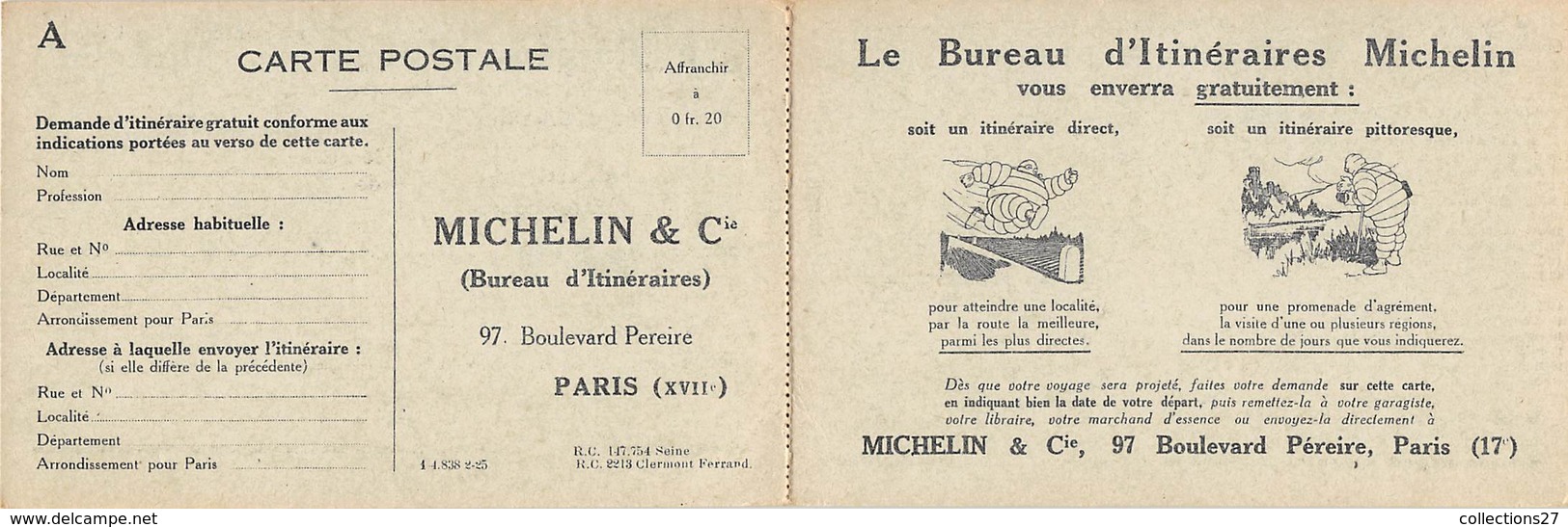 75017-PARIS-MICHELIN ET Cie, 97 BLD PEREIRE - - Arrondissement: 17