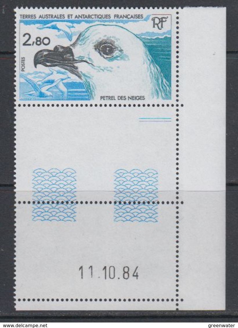 TAAF 1985 Petrel Des Neiges 1v  (corner, Printing Date) ** Mnh (40894E) - Ongebruikt