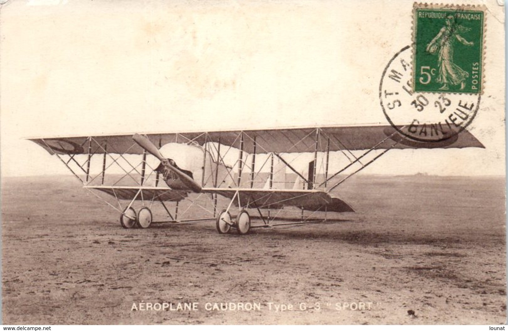 AVION - Aviateur - Aéroplane CAUDRON Type G.3 "SPORT" Année 1923 - 1919-1938: Entre Guerres