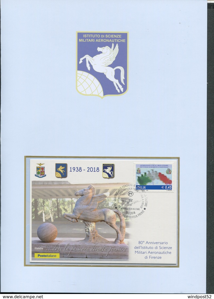 ITALIA FOLDER 2018 -90° ANNIVERSARIO AERONAUTICA MILITARE - Polizia – Gendarmeria