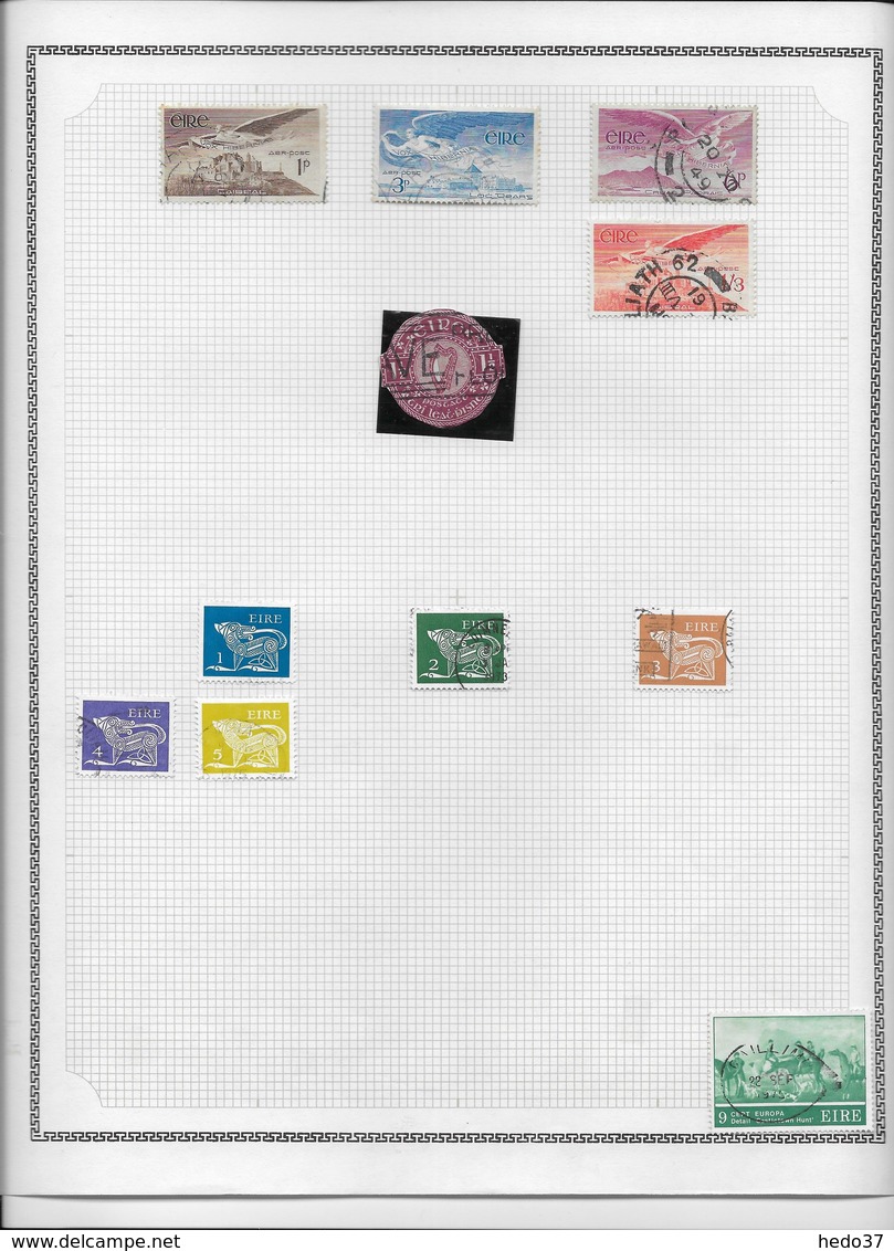 Irlande - Collection Vendue Page Par Page - Timbres Oblitérés - B/TB - Collections, Lots & Series