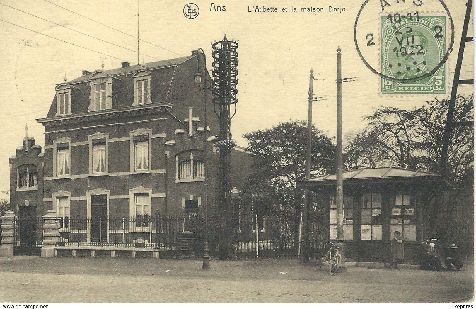 ANS : L'Aubette Et La Maison Dorjo - Cachet De La Poste 1922 - Ans