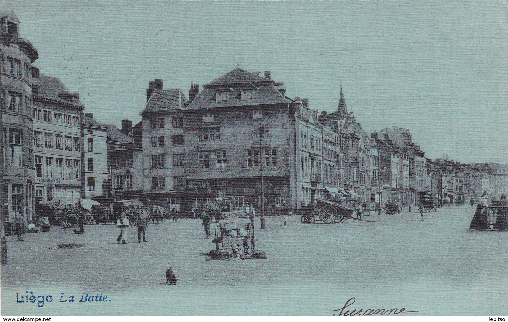 LIEGE  Acp  "La Batte "1902" écrite  Voir Scan - Luik