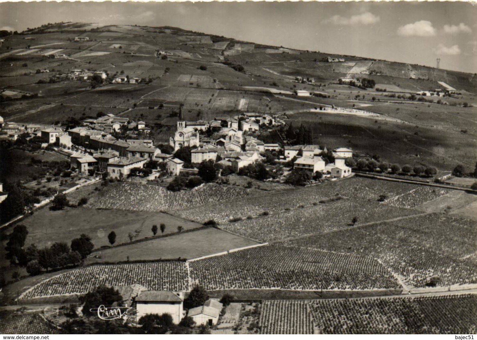 1 Cpsm Julienas - Vue Générale Aérienne - Julienas