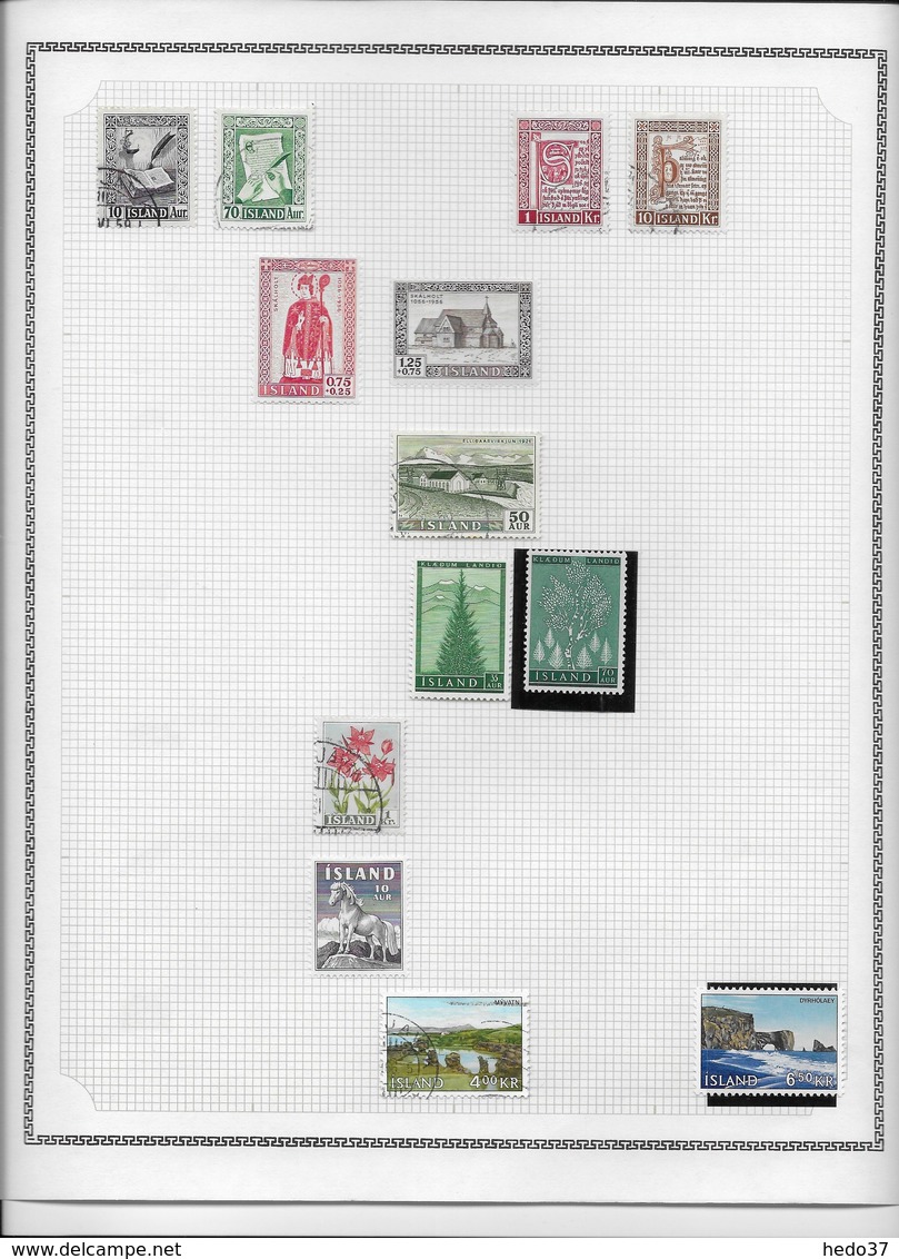 Islande - Collection Vendue Page Par Page - Timbres Neufs */oblitérés - B/TB - Collections, Lots & Séries