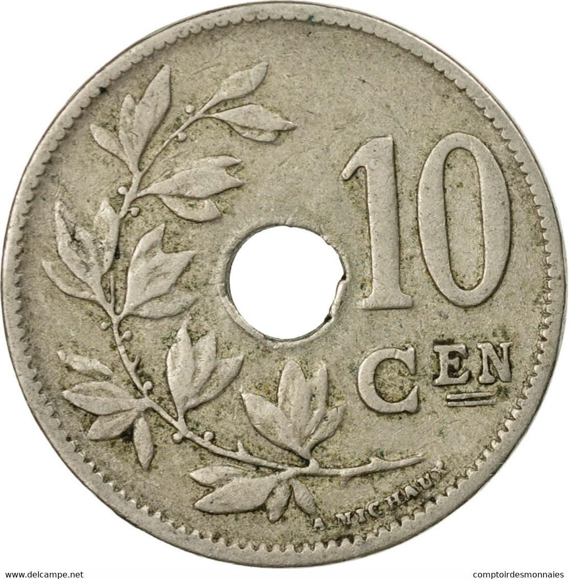 Monnaie, Belgique, 10 Centimes, 1921, TB+, Copper-nickel, KM:86 - 10 Centimes