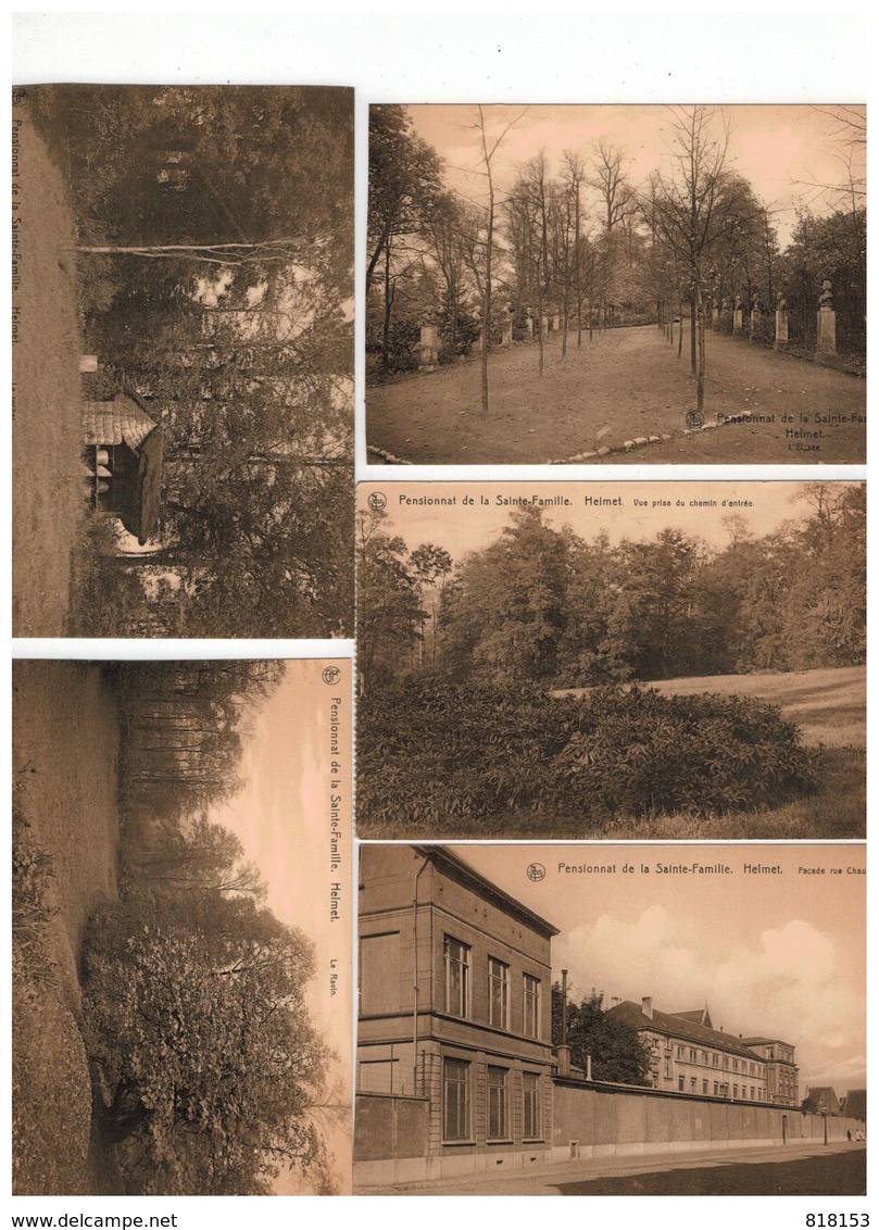 Schaarbeek-Helmet : Pensionnat De La Sainte-Famille 14 Postkaarten (1930). - 5 - 99 Cartes