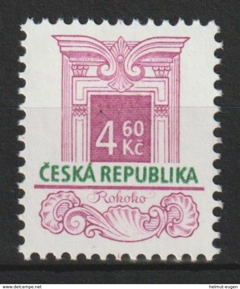 MiNr. 140 Tschechische Republik: 1997, 26. März. Freimarke: Baustile. - Ungebraucht