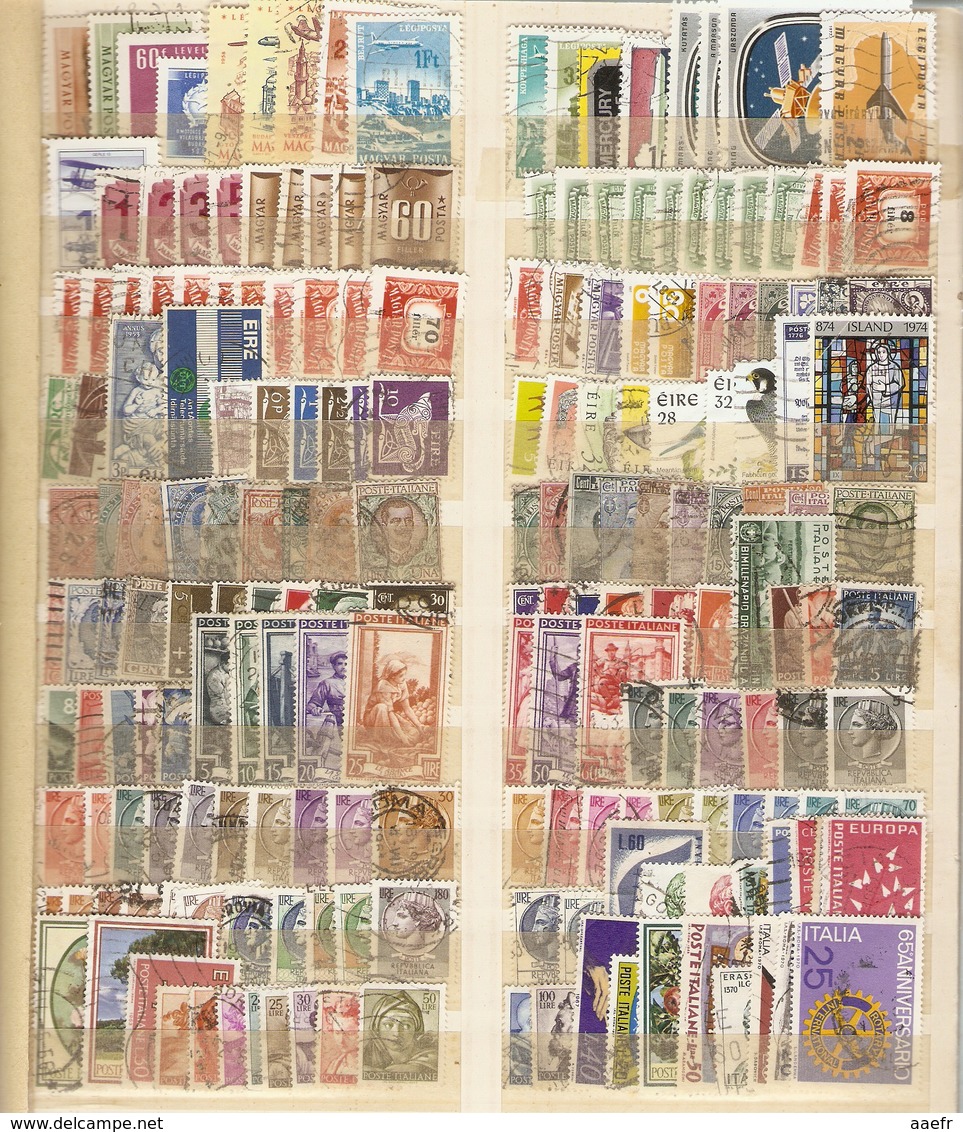 Monde - 6000 timbres différents de 156 pays - tous formats et toutes époques - 34 scans