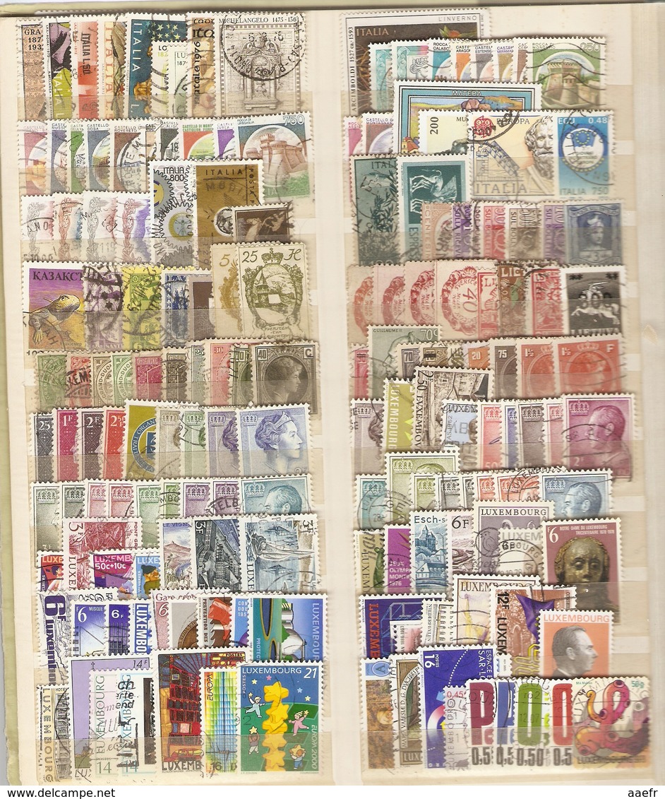 Monde - 6000 timbres différents de 156 pays - tous formats et toutes époques - 34 scans