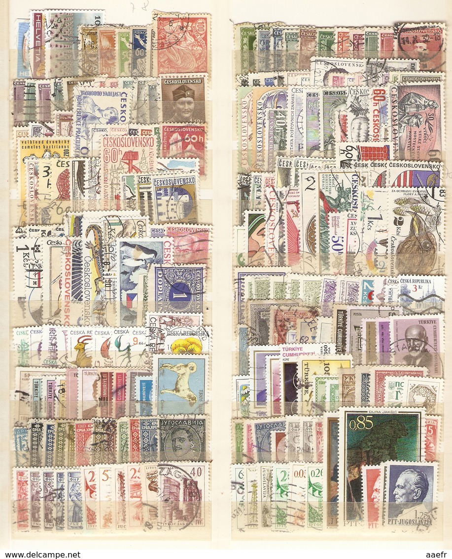 Monde - 6000 timbres différents de 156 pays - tous formats et toutes époques - 34 scans