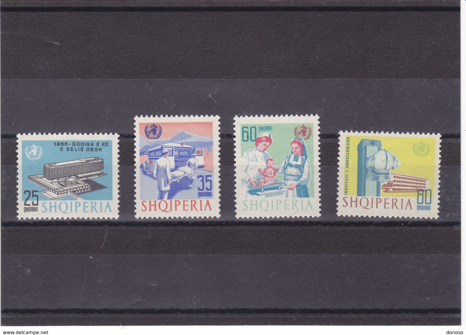 ALBANIE 1966 OMS Yvert 887-890 NEUF** MNH - Albanie