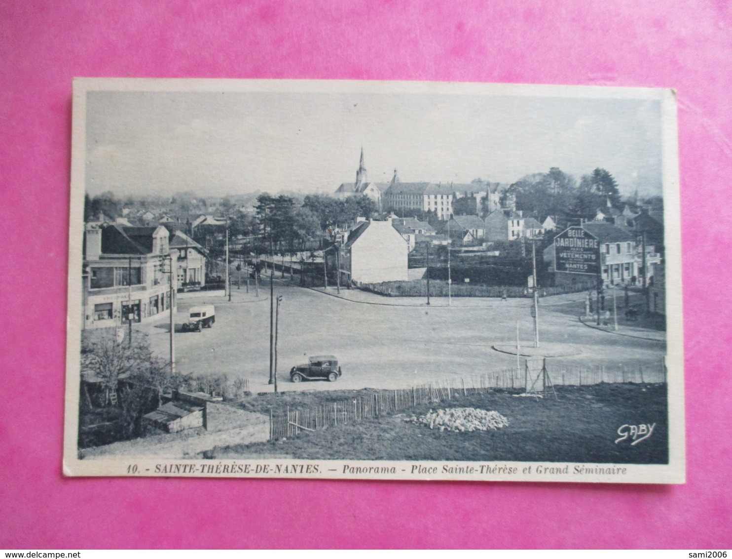 CPA 44 SAINTE THERESE DE NANTES PANORAMA PLACE SAINTE THERESE ET GRAND SEMINAIRE - Nantes