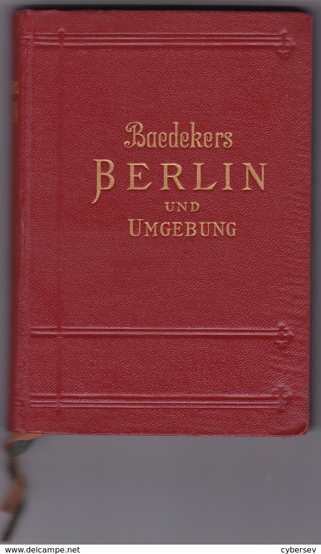 Baedekers BERLIN Und Umgebung - Viele Karten - Sehr Guter Zustand - 1927 - Berlin & Potsdam