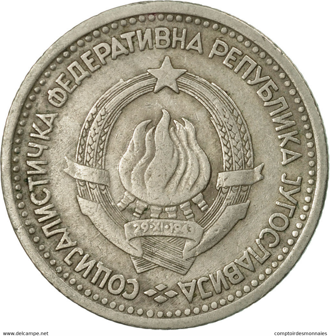 Monnaie, Yougoslavie, Dinar, 1965, TB, Copper-nickel, KM:47 - Yougoslavie