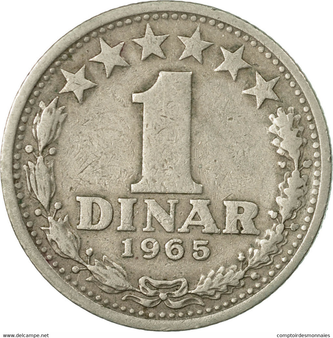 Monnaie, Yougoslavie, Dinar, 1965, TB, Copper-nickel, KM:47 - Yougoslavie