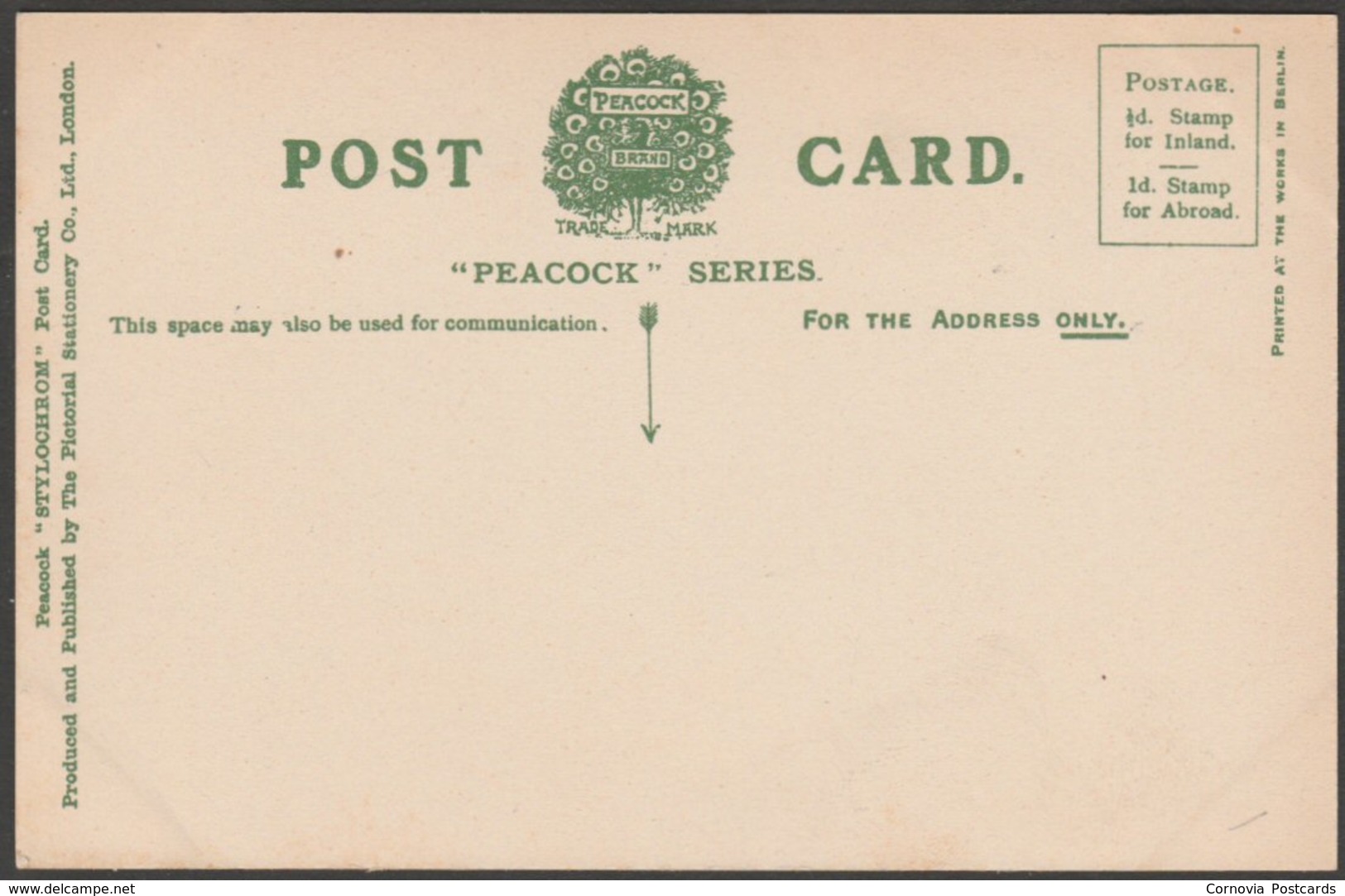 Clovelly, Devon, C.1905-10 - Peacock Stylochrom Postcard - Clovelly