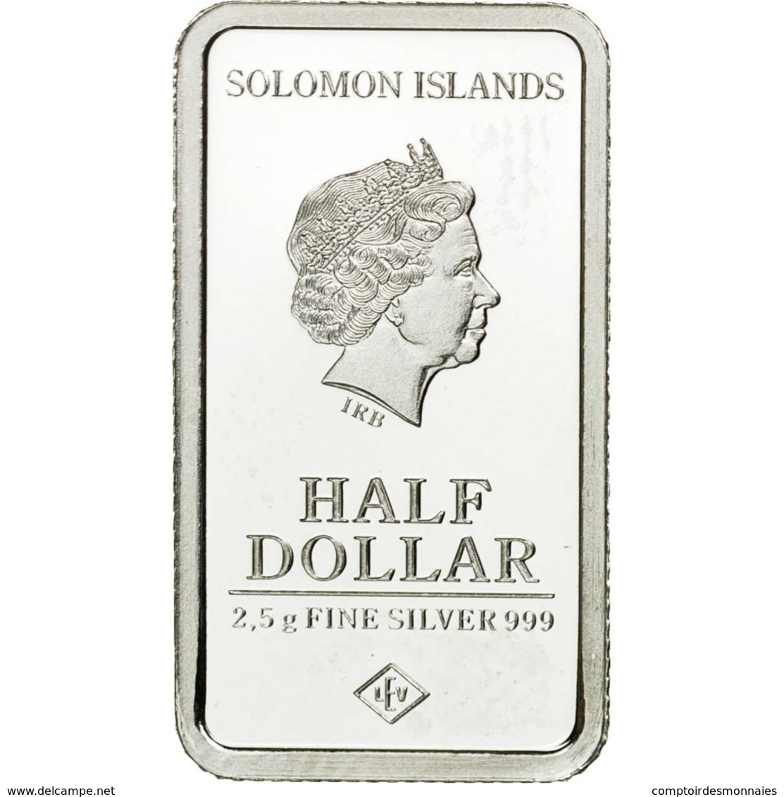 Monnaie, Îles Salomon, Half Dollar, 2015, FDC, Argent - Salomon