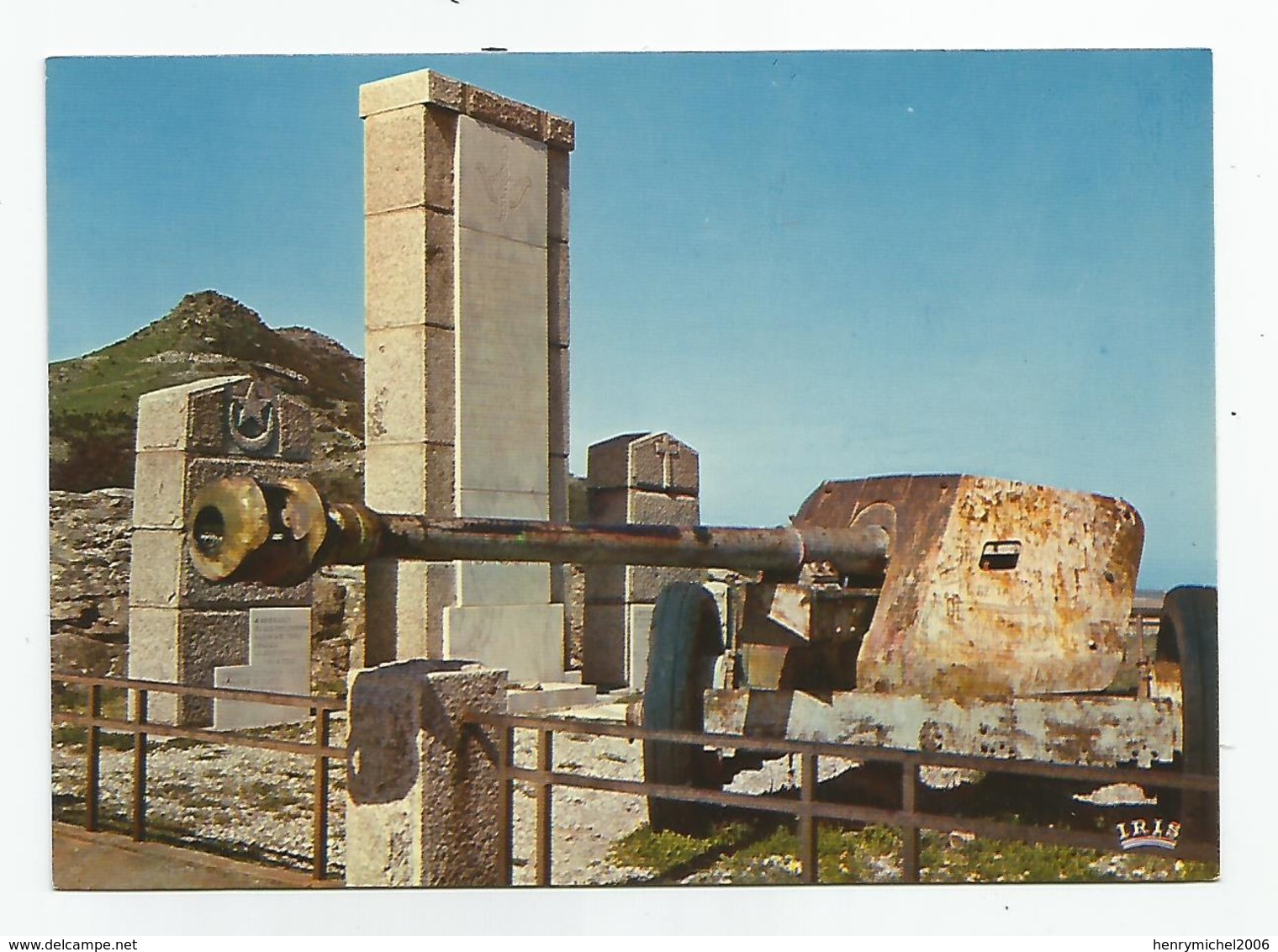 Corse Bastia - Le Col De Teghime Canon Du Monument Des Combats De La Libération 1943 - Bastia