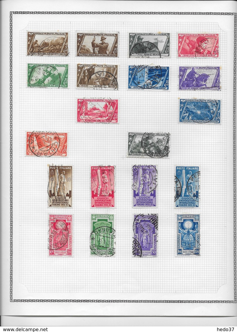 Italie - Collection Vendue Page Par Page - Timbres Neufs */oblitérés - B/TB - Collections