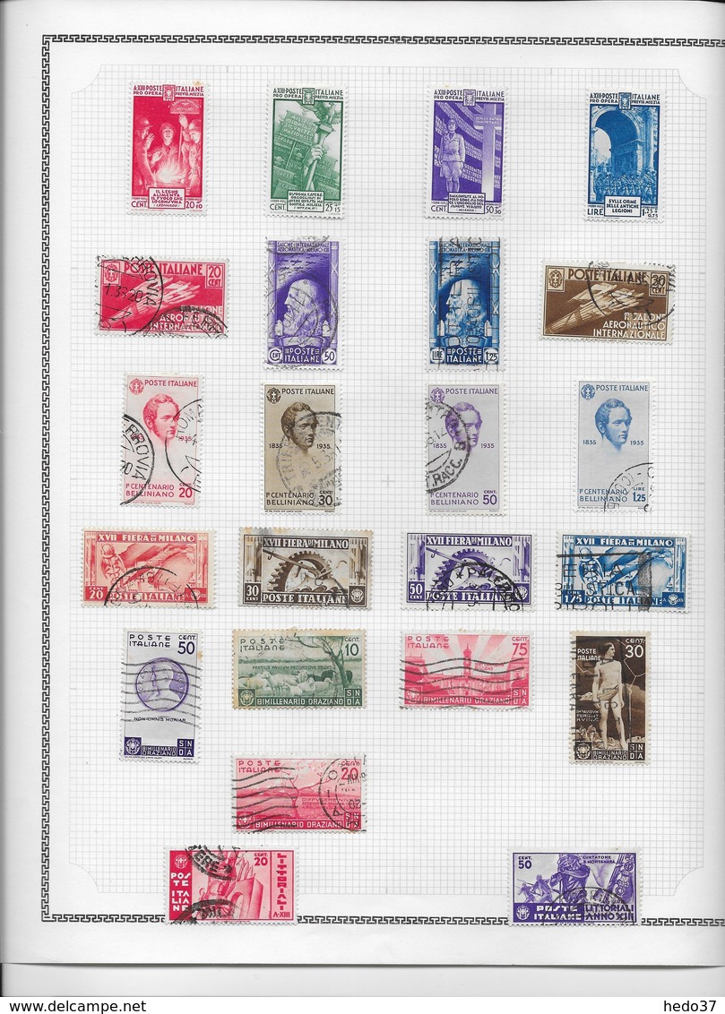 Italie - Collection Vendue Page Par Page - Timbres Neufs */oblitérés - B/TB - Collections