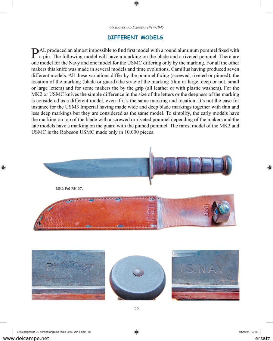 US KNIVES AND DAGGERS 1917-1945