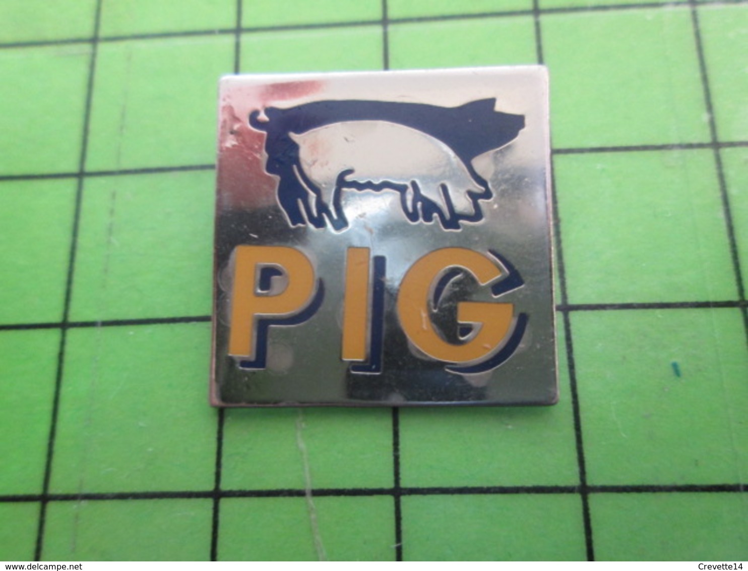 1518c Pin's Pins / Rare Et De Belle Qualité / THEME ANIMAUX : PIG COCHON PORC GORET Grouiiiiiiiiiiiik - Animaux