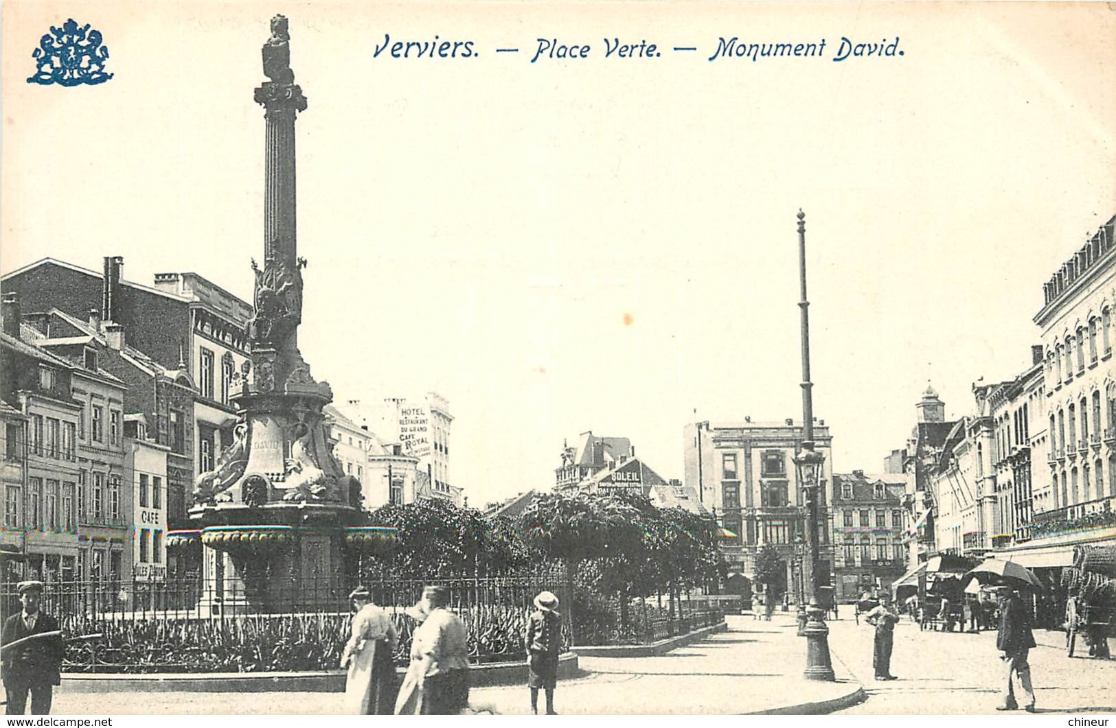 BELGIQUE VERVIERS PLACE VERTE MONUMENT DAVID - Verviers