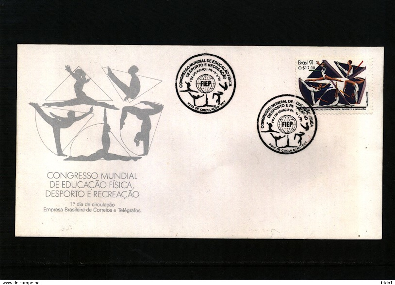 Brazil 1991 Gymnastics FDC - Gymnastik