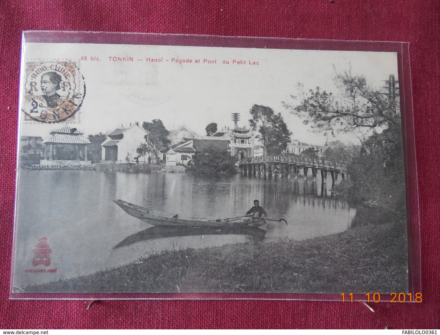 CPA - Tonkin - Hanoï - Pagode Et Pont Du Petit Lac - Vietnam