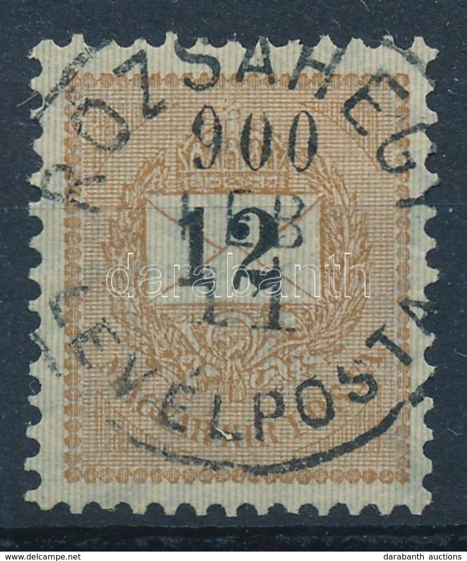 O 1899 Feketeszámú 12kr 4-es Vízjelállás, Luxus Darab (20.000) - Other & Unclassified