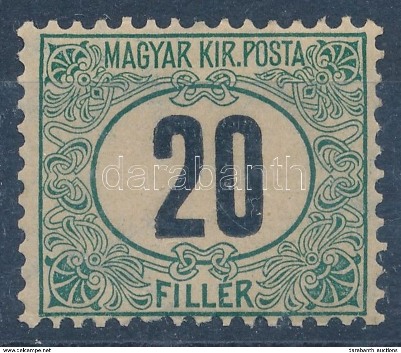 ** 1903 Zöldportó 20f (13.000) - Autres & Non Classés