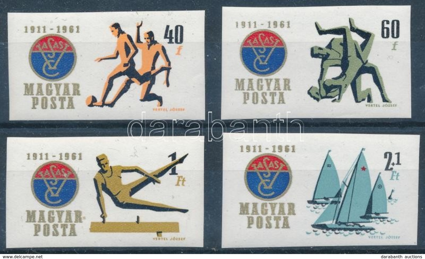 ** 1961 Vasas Sportklub (I.) Vágott Sor (5.000) - Autres & Non Classés