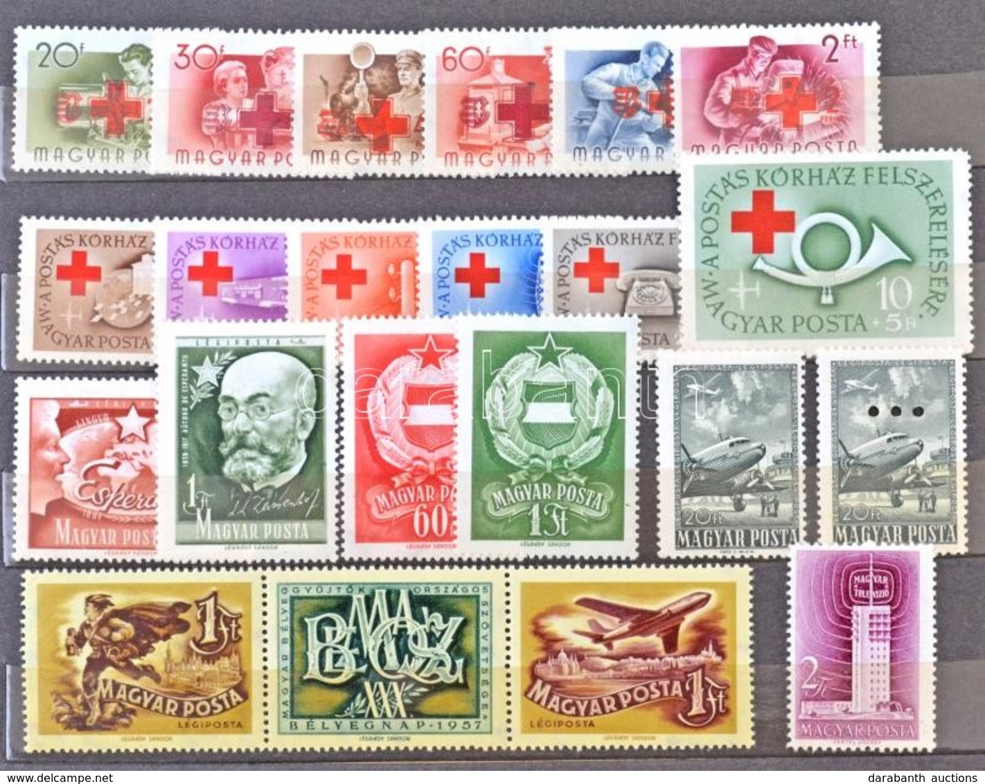 ** 1946-1960 Sorok és önálló értékek 10 Lapos Közepes Berakóban (60.800) - Other & Unclassified