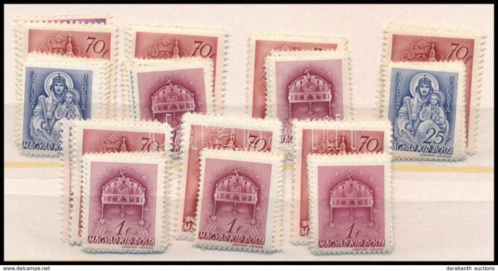 ** 1939 7 Db Templom (I.) Sor (10.500) - Other & Unclassified
