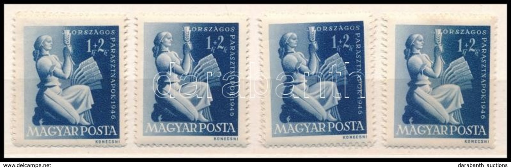 ** 1946 4 Db Parasztnapok Sor (12.000) - Altri & Non Classificati