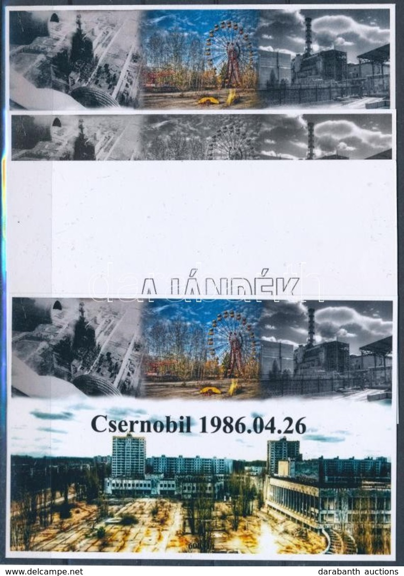 ** 2016/09 Csernobil 4 Db-os Emlékív Garnitúra  (28.000) - Autres & Non Classés