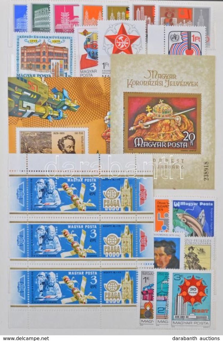 ** 1968-1982 Gyűjtemény 3 Db 10 Lapos Közepes Schaubek Berakóban - Used Stamps
