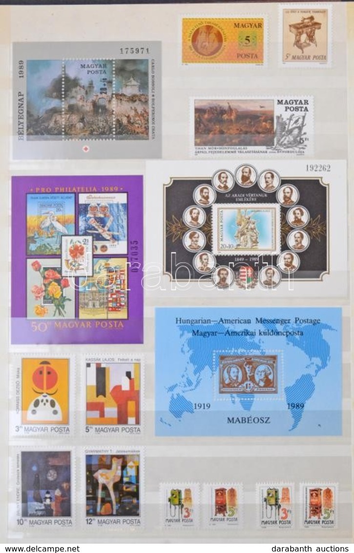 ** 1989-1994 Szép Gyűjtemény  16 Lapos Abria A/4 Berakóban - Used Stamps