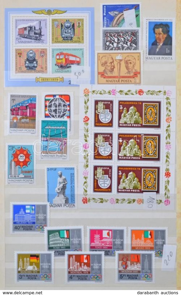 ** 1977-1984 Gyűjtemény 16 Lapos Abria A/4 Berakóban. - Used Stamps