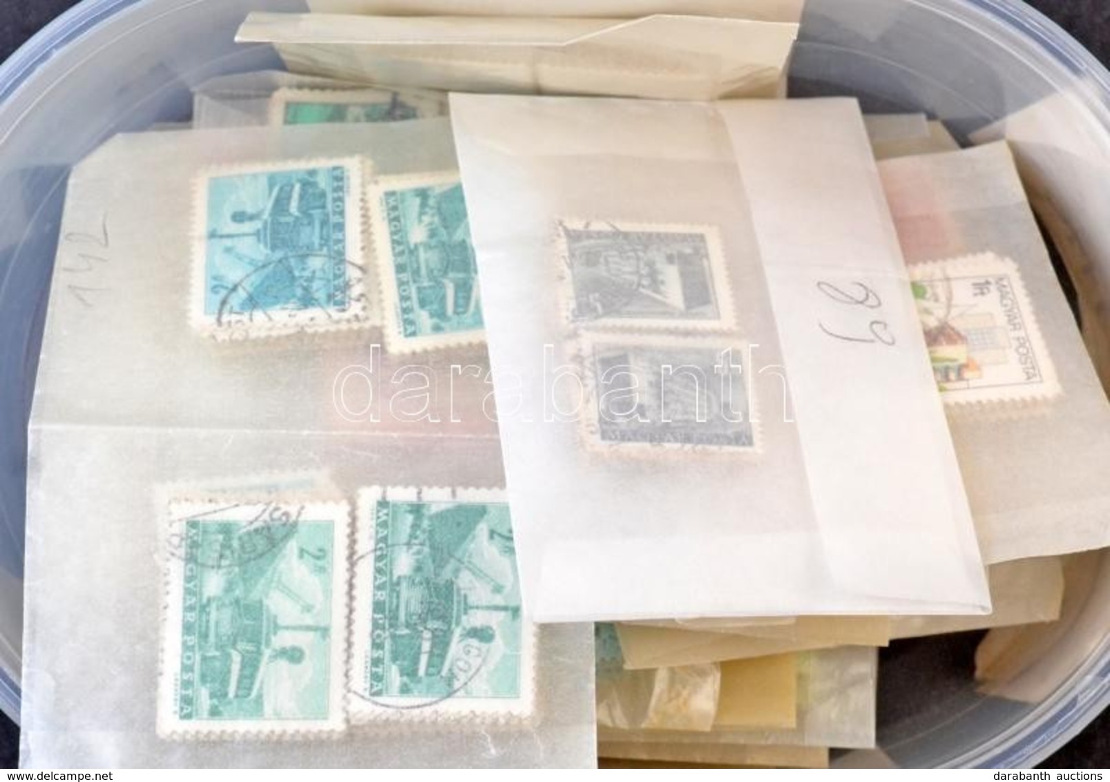 O 1951-1992 Kb. 7.238 Db Bélyeg, Magyar Tömeganyag Rendezve, Számolva, Bündlizéshez Előkészítve, Fagylaltos és Bonbonos  - Used Stamps