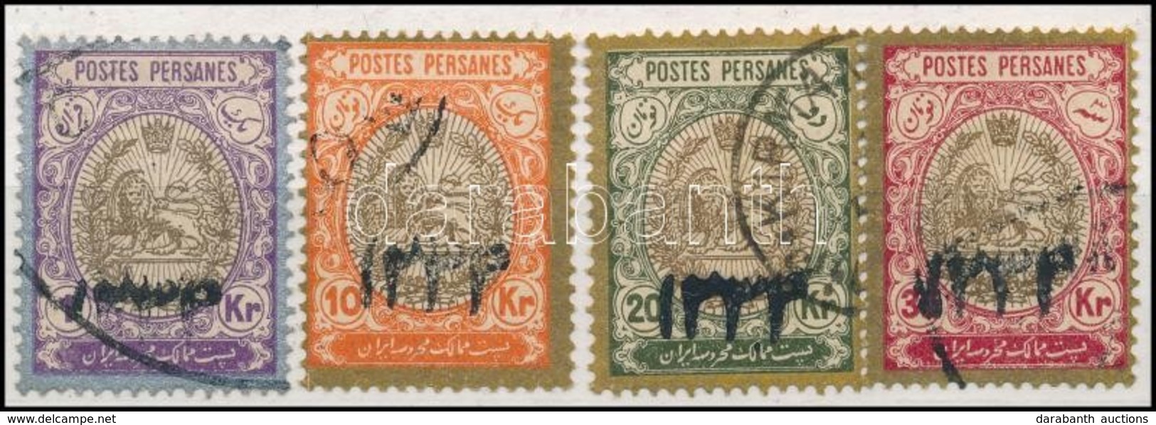 O Irán 1916 Mi 397-400 (Mi EUR 200,-) - Autres & Non Classés