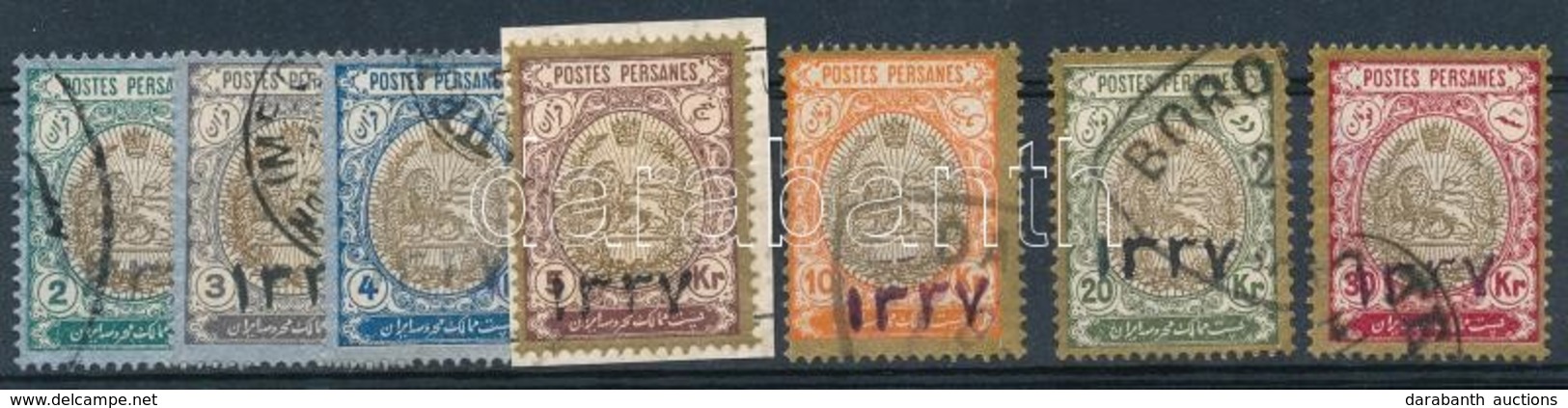 O Irán 1918 Mi 423-429 (Mi EUR 550,-) - Autres & Non Classés