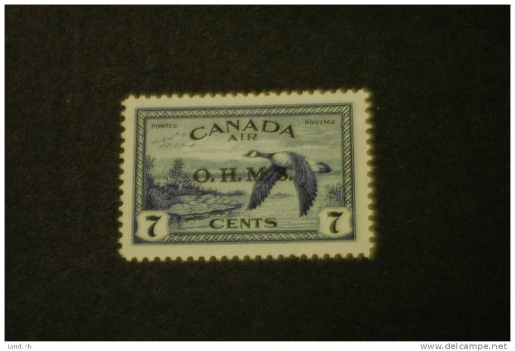 Canada CO1  MNH Canada Goose Overprinted OHMS 1950 A04s - Surchargés