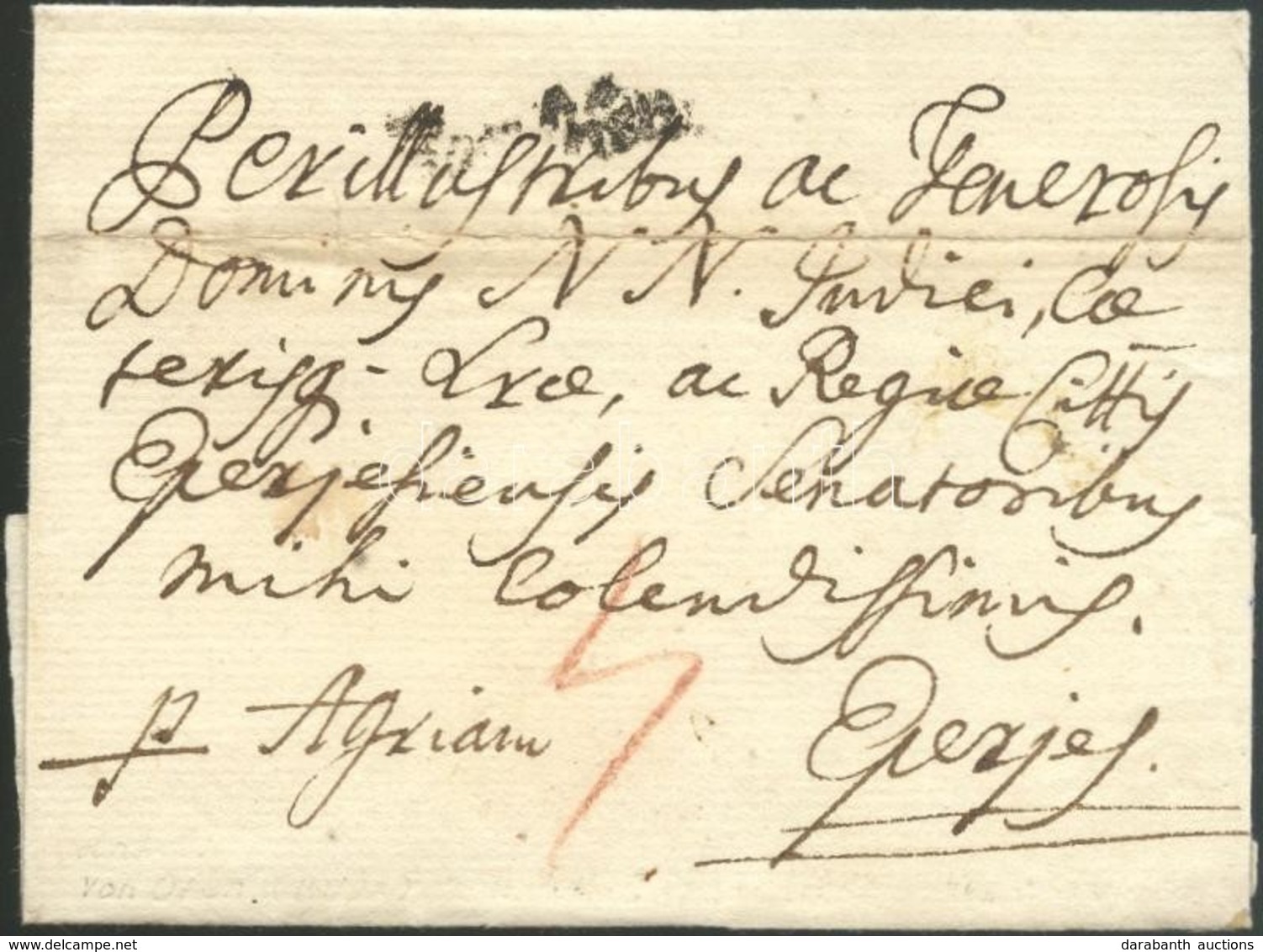 1791 Portós Levél / Cover With Postage Due 'Von Ofen' - Eperjes - Altri & Non Classificati